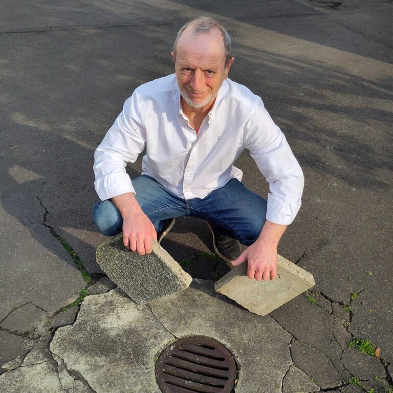 Unter den Steinen liegt der Strand